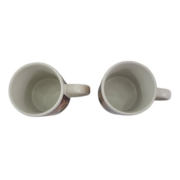 CURRIER &IVES Houston Harvest Early Winter 12 Oz Ceramic Cup Mug Fruit Graphic - Picture 4 of 16